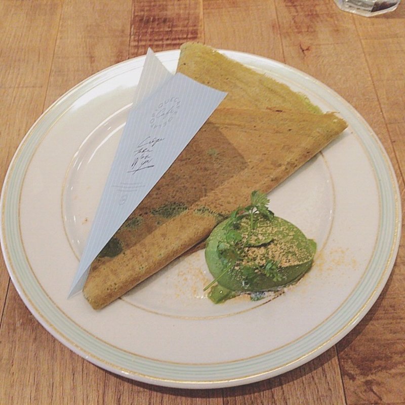 エシレバターのクレープ(GELATO PIQUE CAFE)