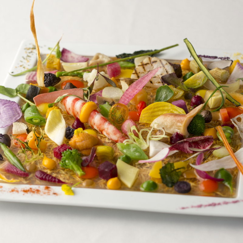 海老と温野菜の盛り合わせ(lumière l'esprit k （リュミエールレスプリカ）)