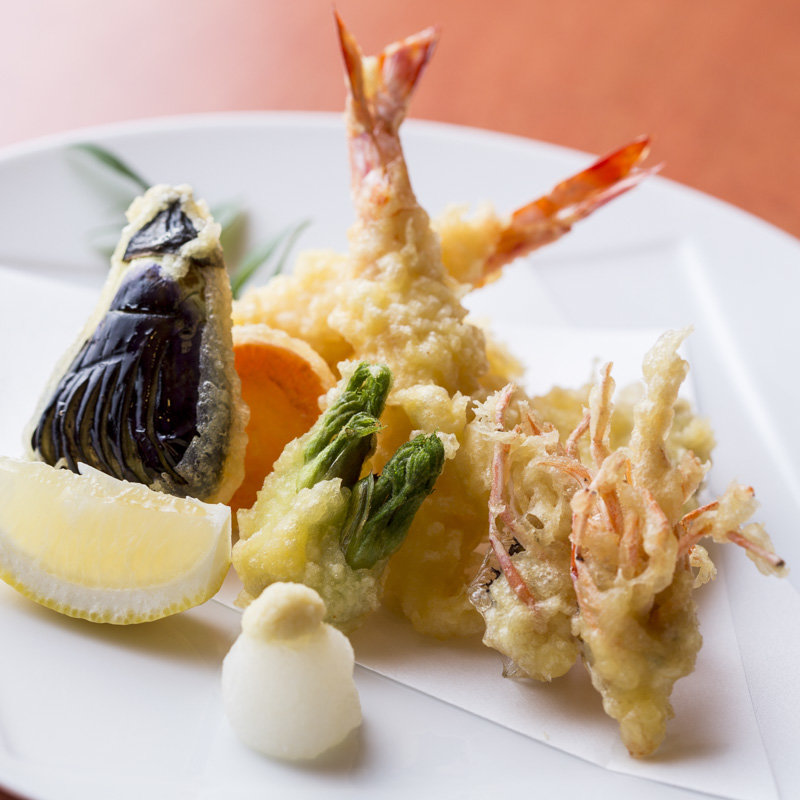 天麩羅の盛り合わせ(日本料理 四季亭／博多都ホテル)