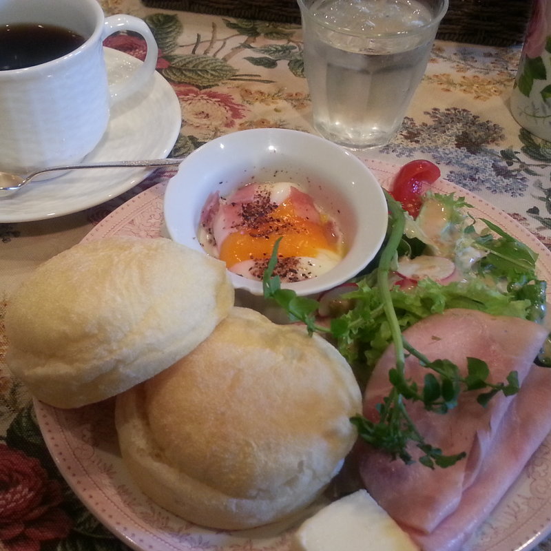 イングリッシュマフィン　モーニングセット(サラ)