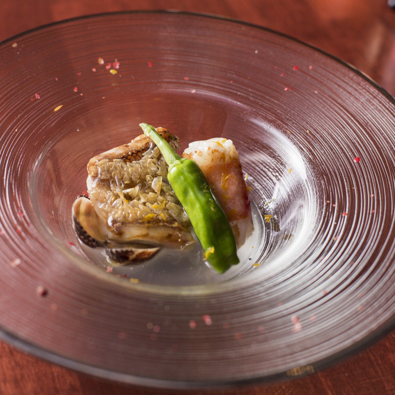 さわらの鱗揚げ(鉄板焼ばらもんや )