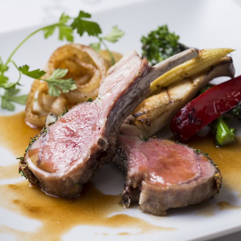 ラム肉のグリル(モルトヴォーノ／博多都ホテル)