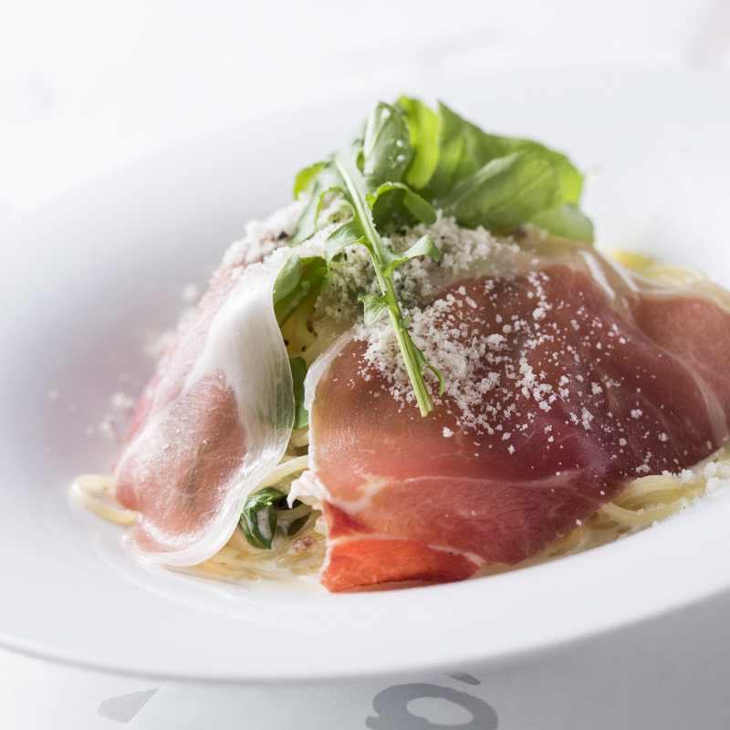 生ハムのパスタ(モルトヴォーノ／博多都ホテル)