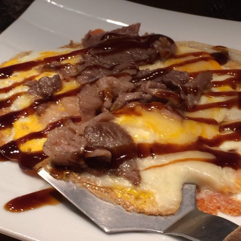 神戸牛のとん平焼(和風鉄板焼 いいさいいさ)