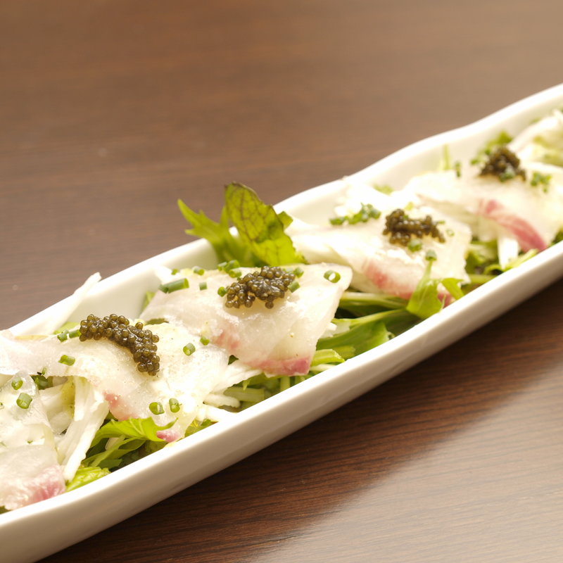 白身のカルパッチョ(サスワール （S/ASSEOIR）)