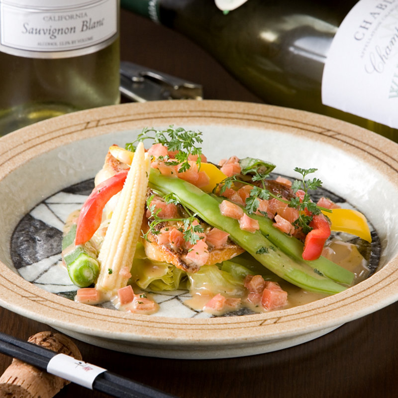 サーモングリル　春野菜と共に(サスワール （S/ASSEOIR）)