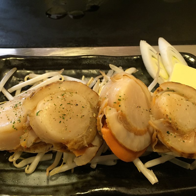 ホタテバター(月島名物もんじゃ だるま )