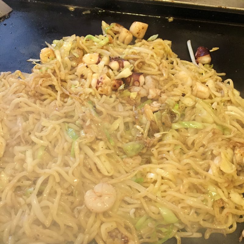海鮮塩焼きそば(月島名物もんじゃ だるま )