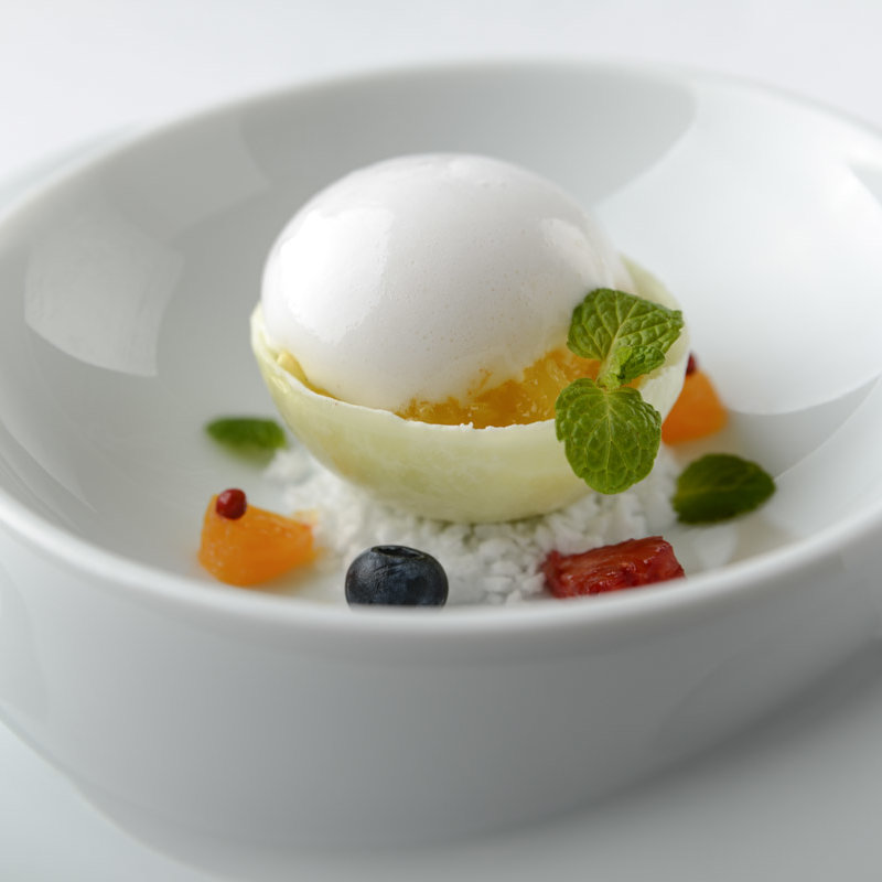 ミカンのコンポート(レストラン レカイヨ銀座)