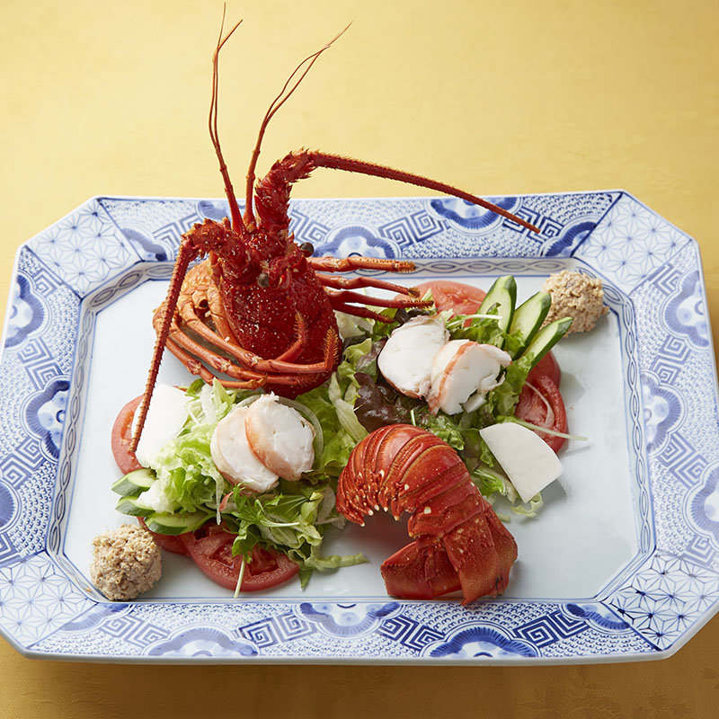 伊勢海老のグリル(中納言 千日前味楽館)