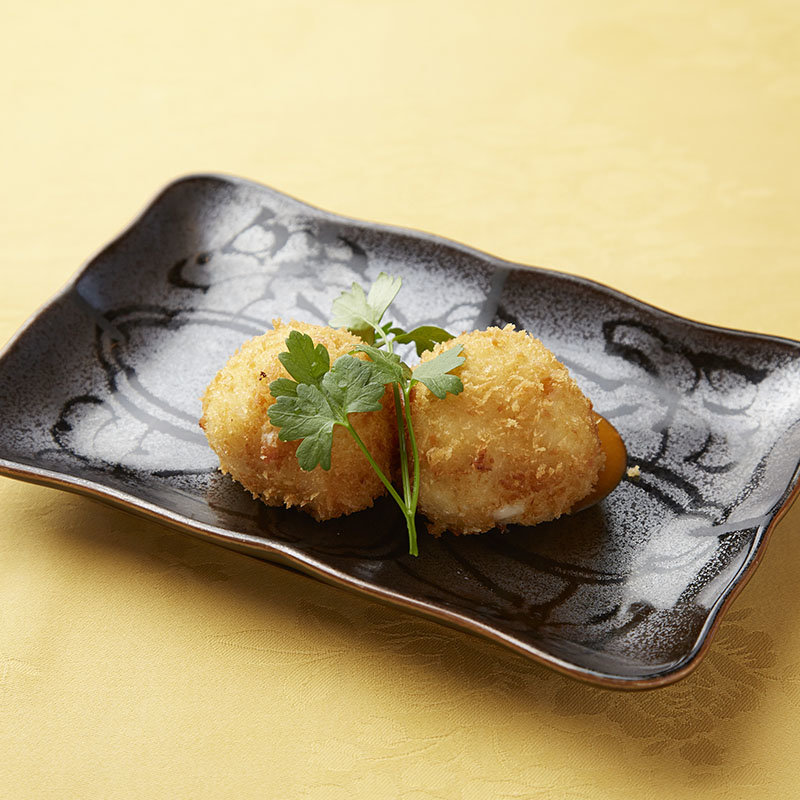カニクリームコロッケ(中納言 千日前味楽館)