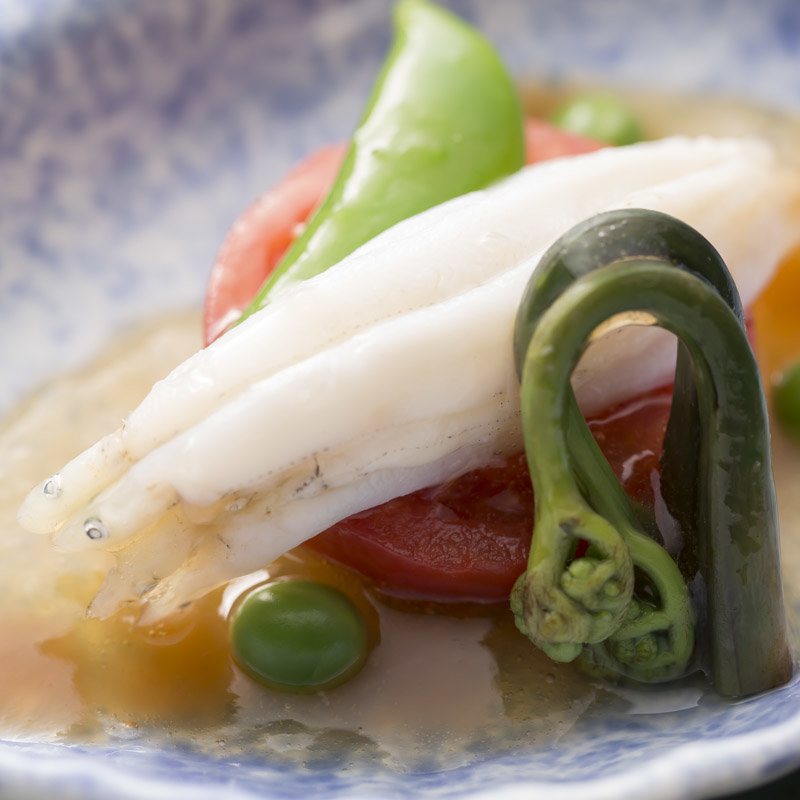 しらうおとトマトの煮込み(北瑞苑 （きたずいえん）)