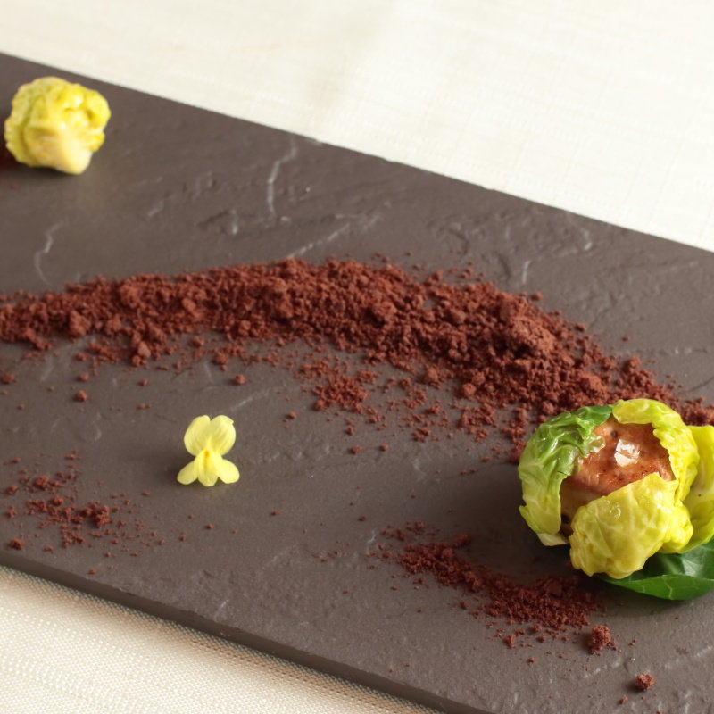 フォアグラのソテー　春キャベツとともに(ヴェルミヨンバーグ （Vermillon Bague）)