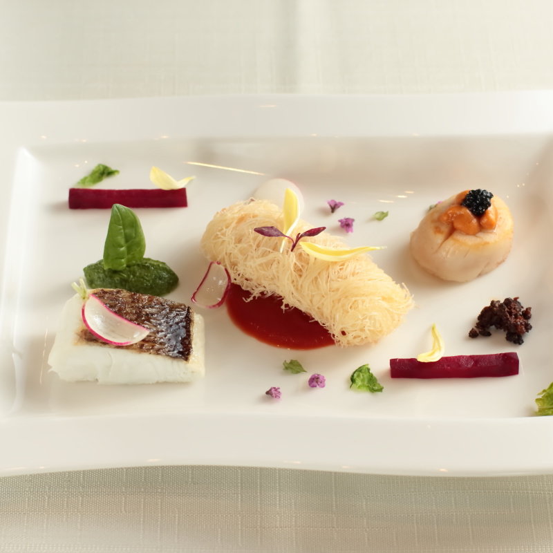 真鯛のかだいふ巻き(ヴェルミヨンバーグ （Vermillon Bague）)