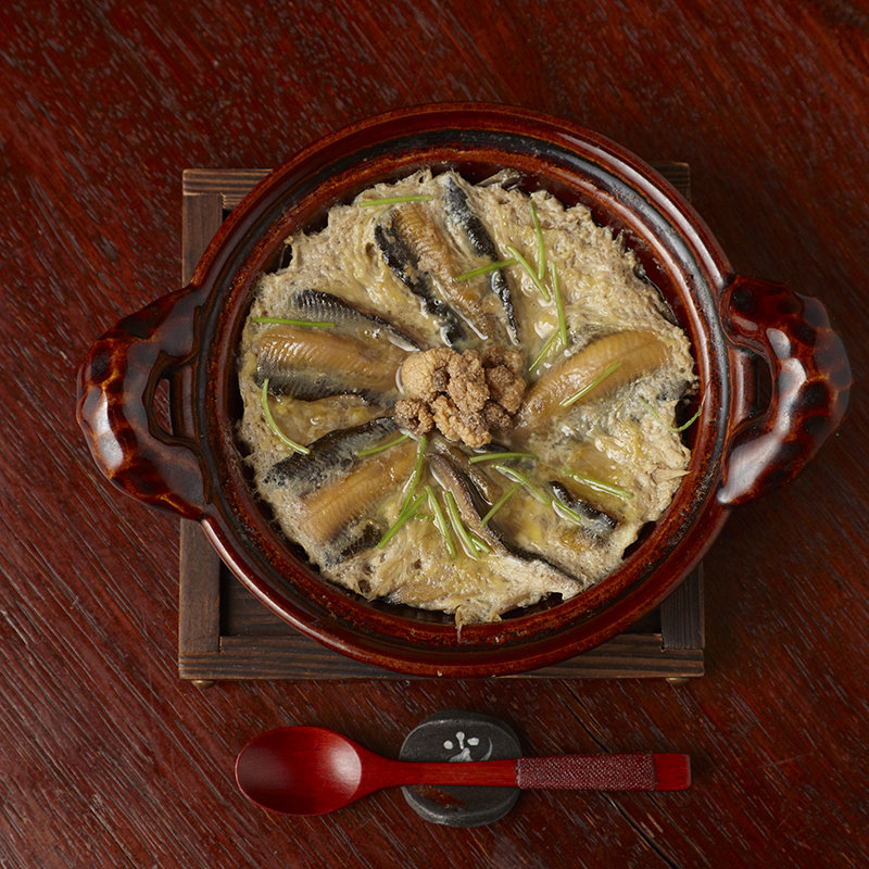 鮮魚の卵とじ(佳味 光月 （かみ こうげつ）)