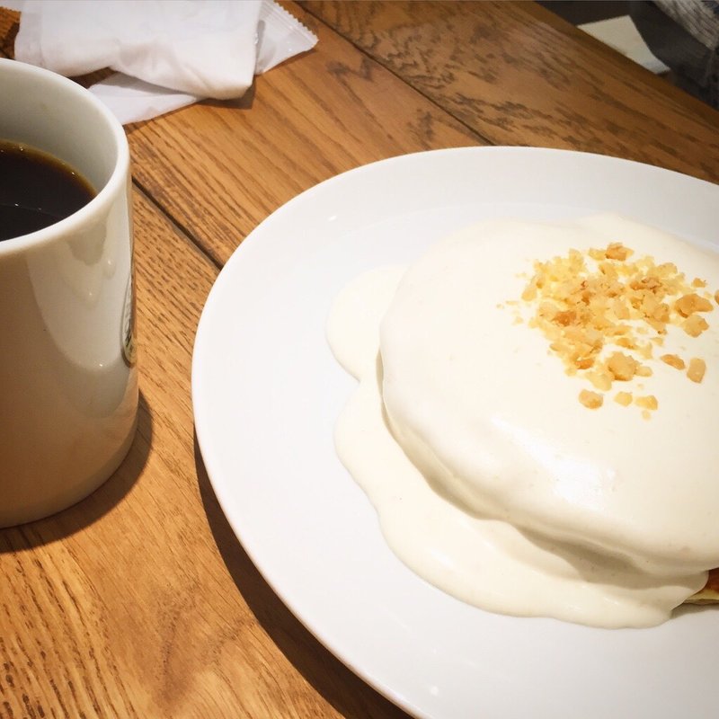 マカダミアナッツクリームパンケーキ(ホノルルコーヒー アリオ橋本店 （HONOLULU COFFEE）)
