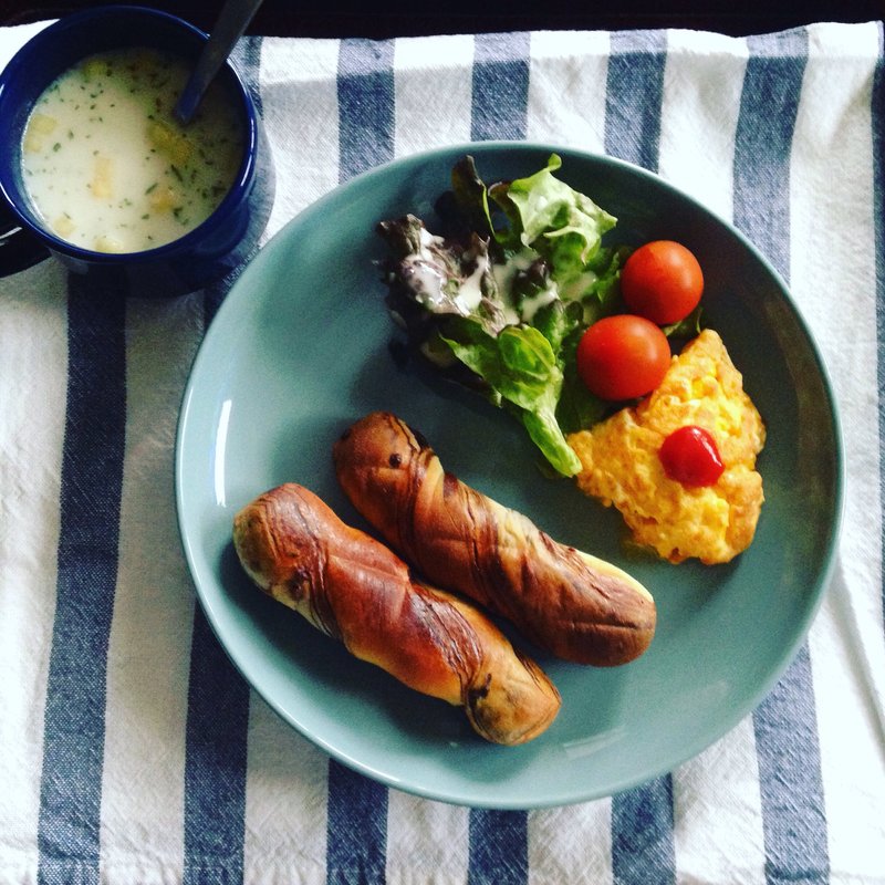 朝ごはん(自宅)