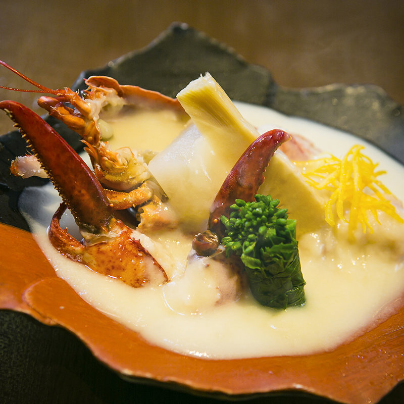 伊勢海老のクリーム煮(北新地　桔梗 )