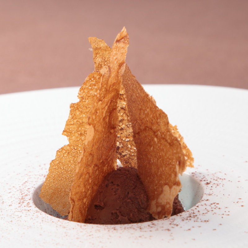 チョコレートジェラート(銀座シェ・トモ)