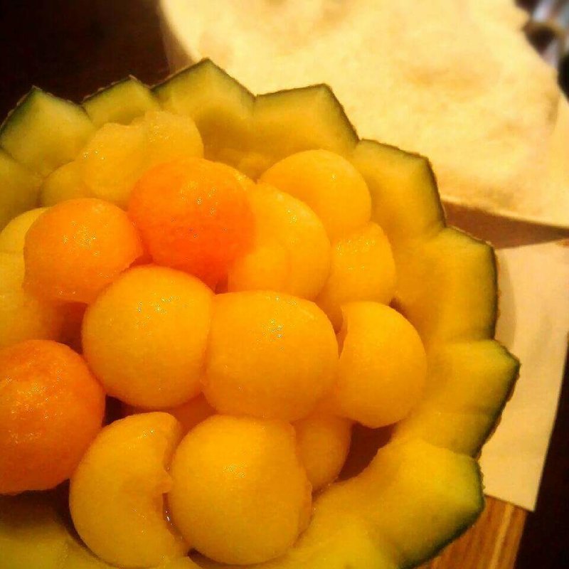 期間限定かき氷(夕張メロン)1.5人前(果実倶楽部)