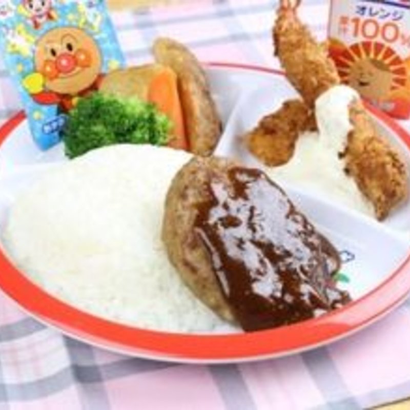 お子様ハンバーグプレート(舞浜地ビール工房 Roti’s House イクスピアリ店)