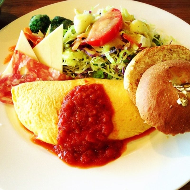 オムレツプレート(カフェ・ル・コック)