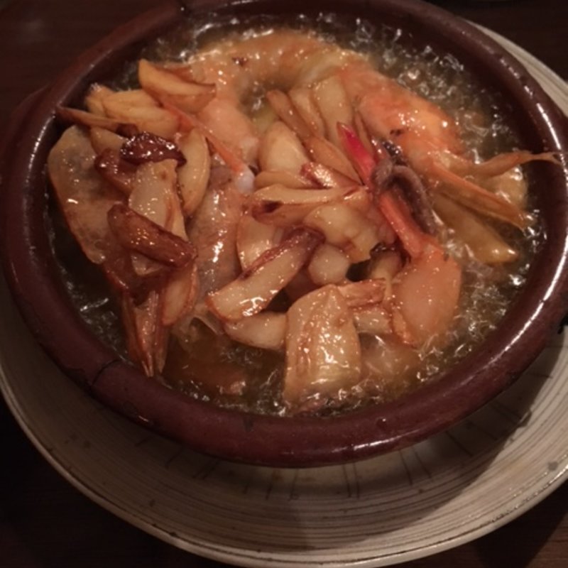 小エビのアヒージョ(バルデビス （BardEbis）)