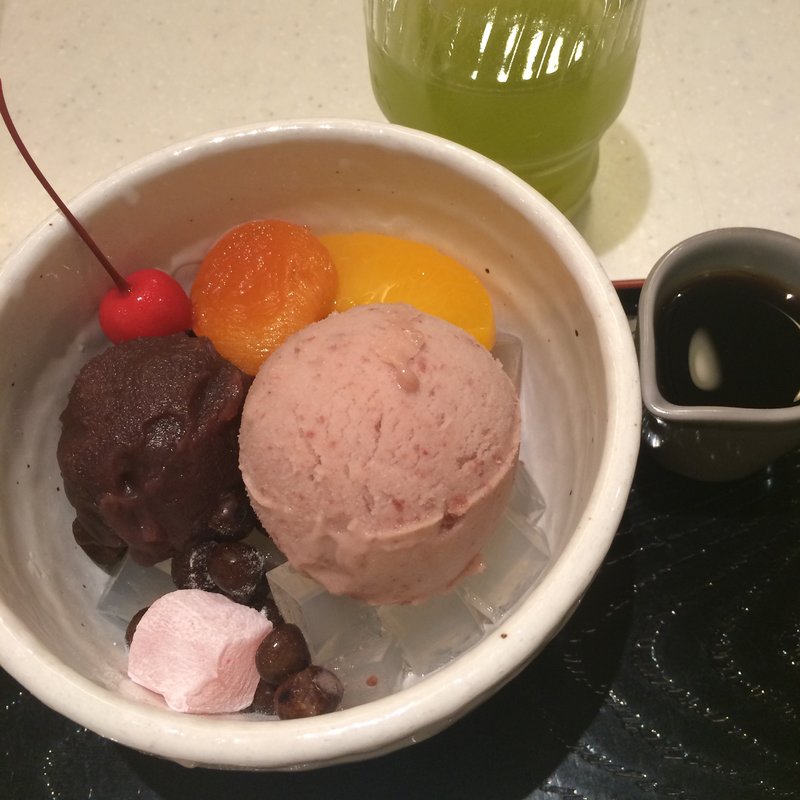 あんみつ(銀座立田野 新宿店京王店)