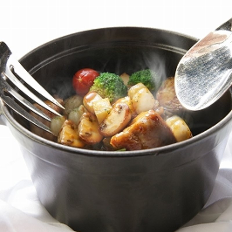 豚肉と野菜のココット仕立て(エスカーレ)