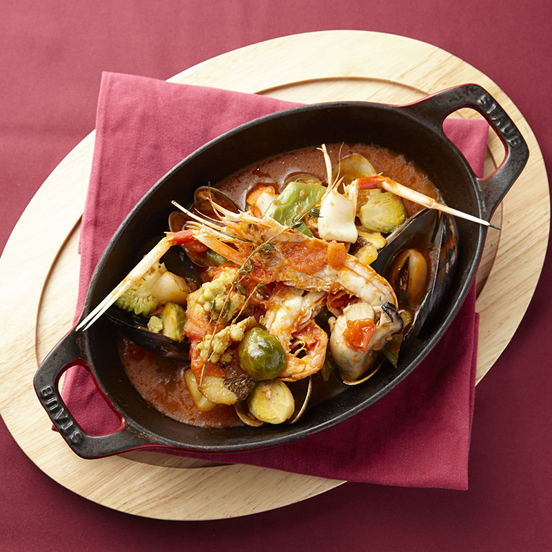 鮮魚と野菜のトマト煮込み(BUON GRANDE ARIA)