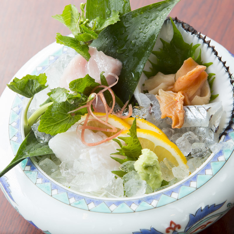 鮮魚の盛り合わせ(久壷庵 （シャブシャブキュウコアン）)