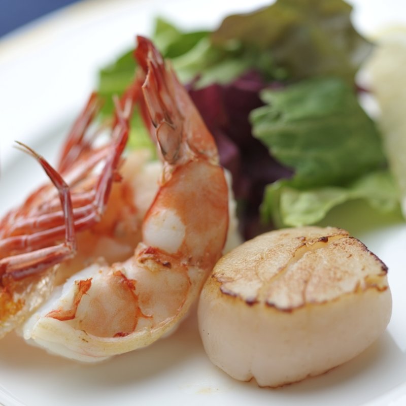 海老とホタテのグリル(神戸牛すてーきはうす香西)