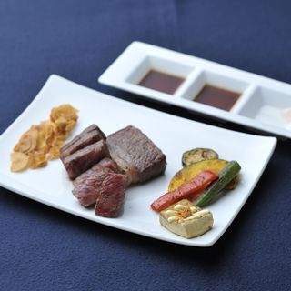 和牛のステーキ(神戸牛すてーきはうす 香西 （コウザイ）)