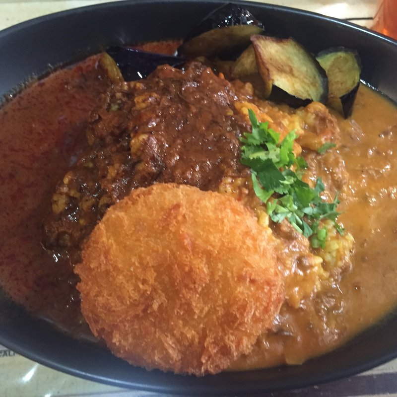 両がけ2色カレー(カリガリ 渋谷 )