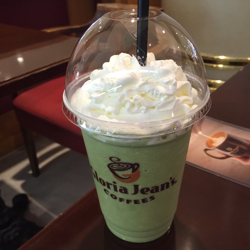 抹茶サクラチラー(グロリア ジーンズ 大阪IMP店 （Gloria jean's）)