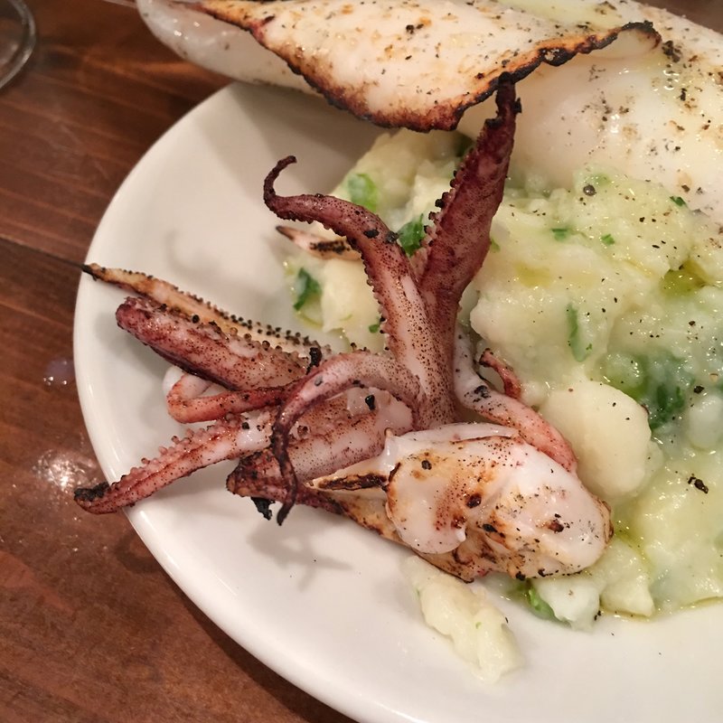 ヤリイカのソテー(メッシタ （mescita）)