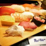 特盛にぎり(味噌汁茶碗蒸付)(魚がし日本一 浜松町店 （ウオガシニホンイチ）)