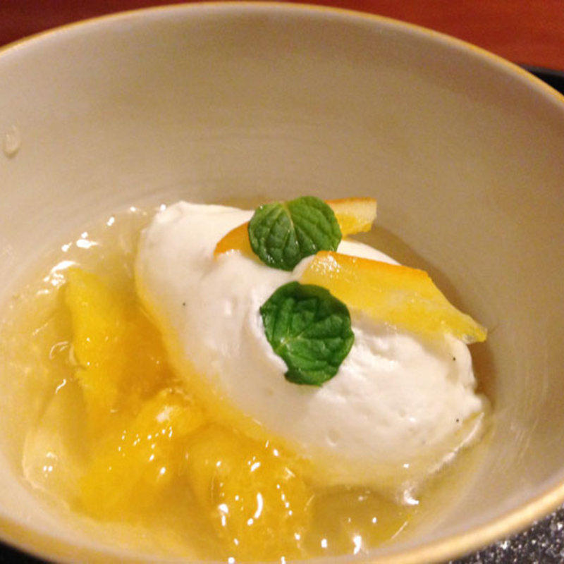 季節のデザート盛り合わせ(銀座季楽)