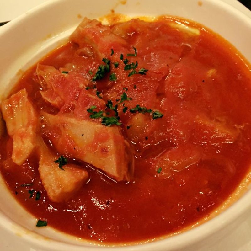 牛トリッパのやわらかトマト煮込み(DINING　FUKINOTOH)