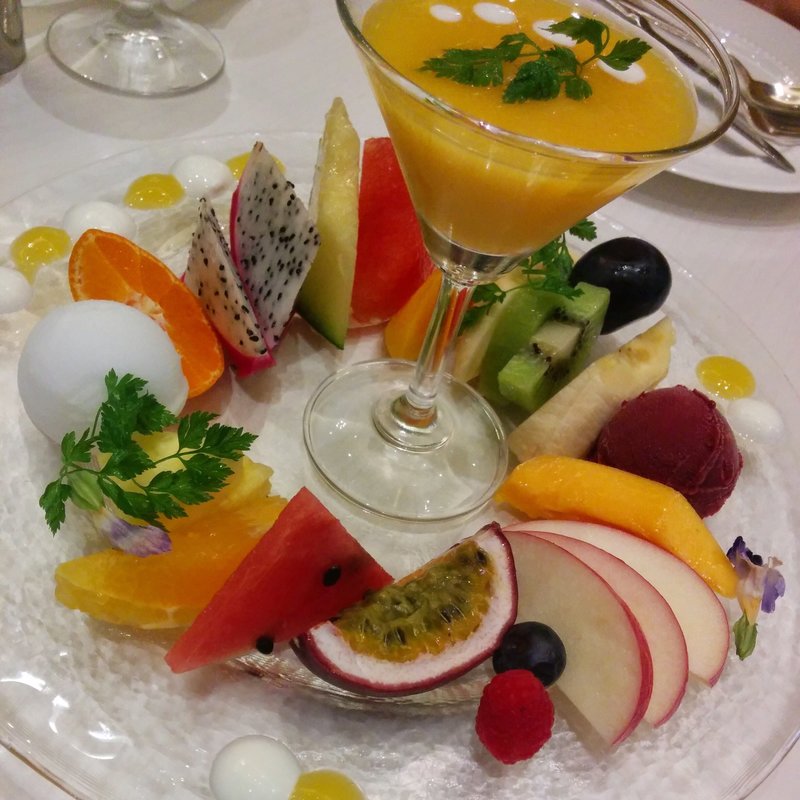 果物盛り合わせ(千疋屋総本店フルーツパーラー)