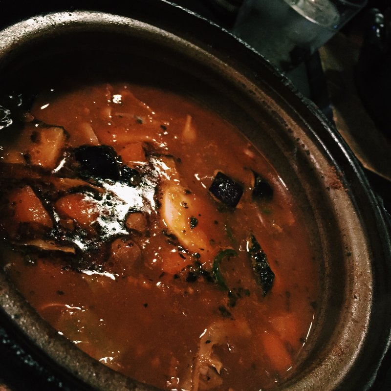 根強い人気の一品『ラム挽肉ときのこのカリー』(ばぐばぐ 原宿店)