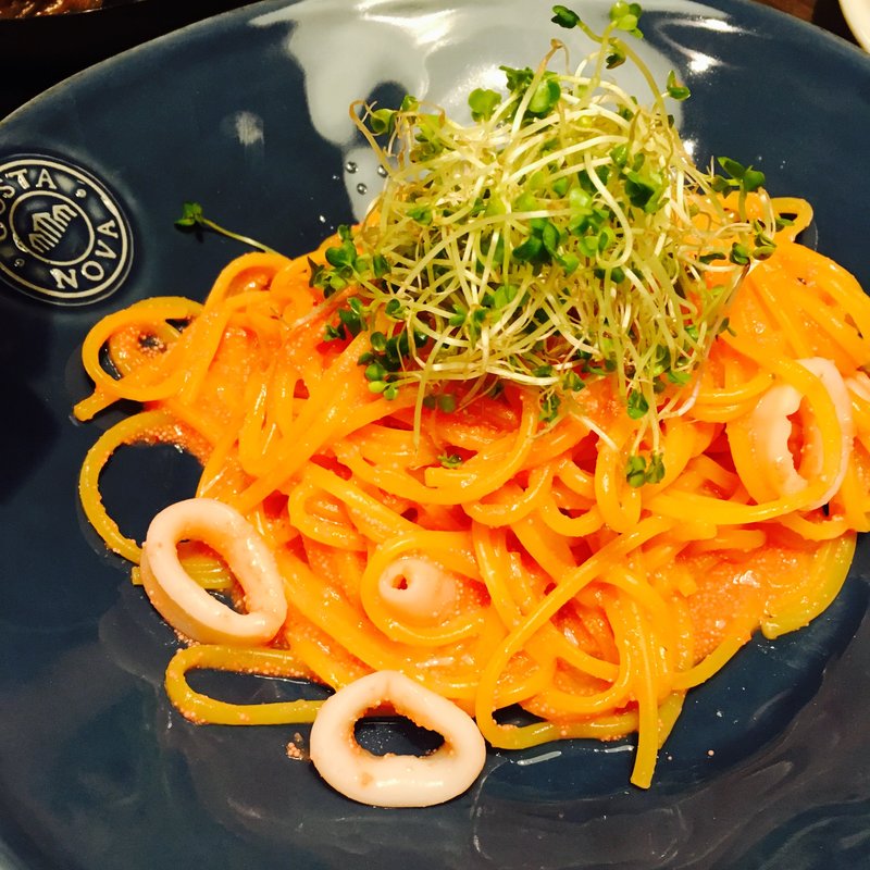 明太子とヤリイカの和風パスタ(ビオディナミ 横浜店 )