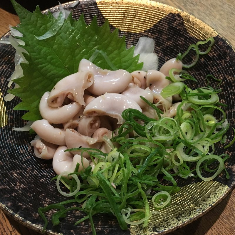 コブクロ刺身(やきとん龍家 （たつや）)