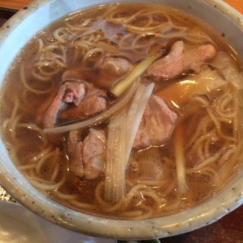 かも南蛮そば(そば処 ふく田)