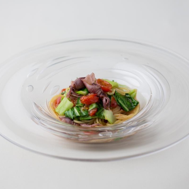 ホタルイカのパスタ(黒猫 福島本店)