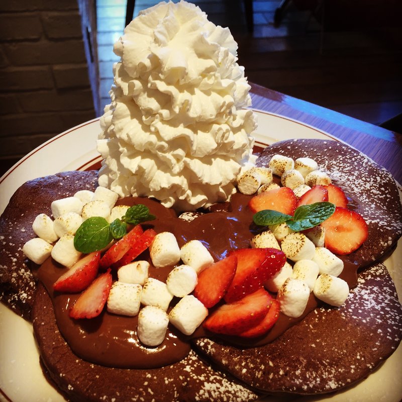 チョコレートパンケーキ（バレンタイン限定）(Eggs 'n Things 銀座店)