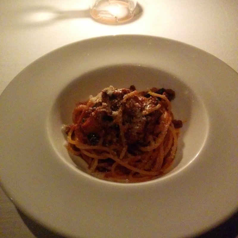 スパゲッティー二　ボロネーゼ(THE SODOH HIGASHIYAMA KYOTO （ザソウドウ東山京都【旧店名】 THE GARDEN ORIENTAL KYOTO）)