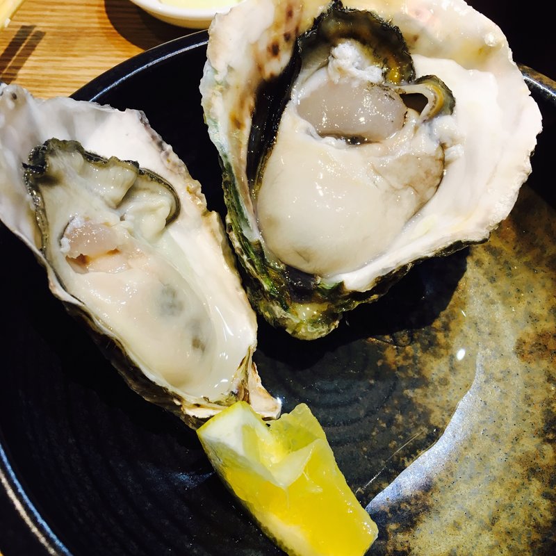 3種の牡蠣盛り(かき鐵)
