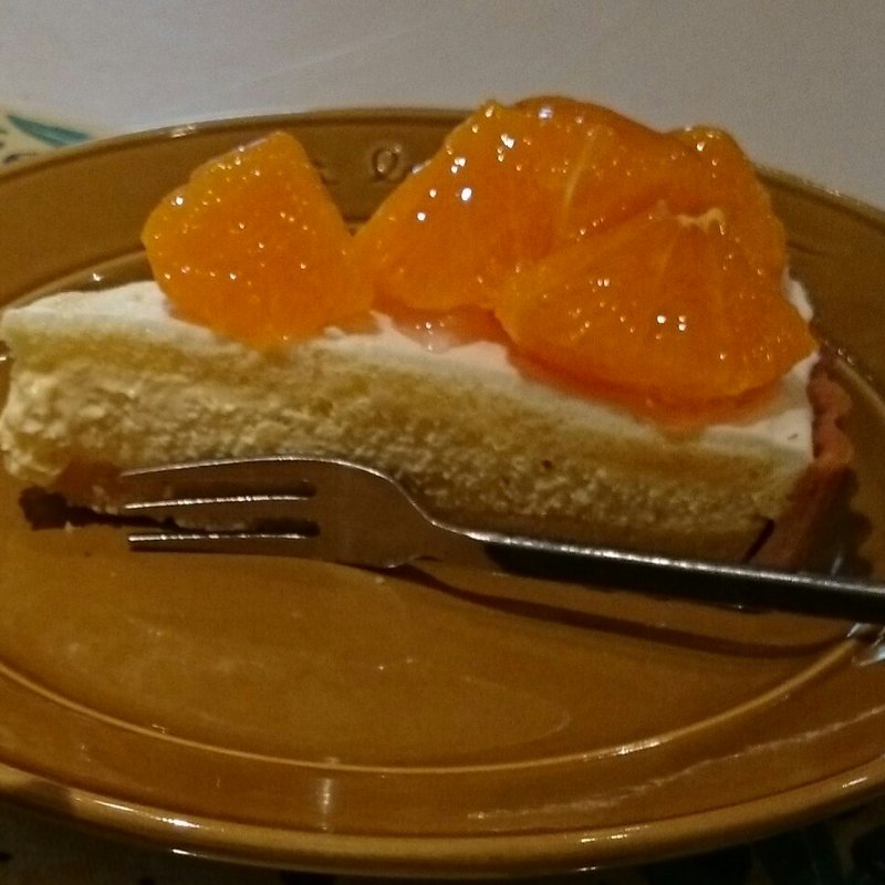 季節限定のタルトとドリンク(ア・ラ・カンパーニュ目黒店)