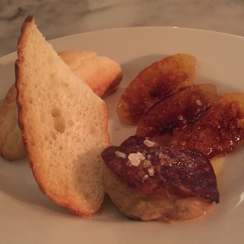 フォアグラソテーと林檎のブリュレ(REGGIANO （レジャーノ）)